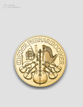 1 Unze Gold Philharmoniker aktueller Jahrgang – Münze Österreich