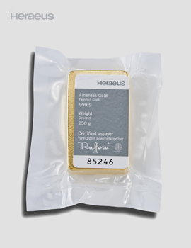 250g Goldbarren