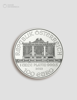 1 Unze Platin Wiener Philharmoniker – Münze Österreich