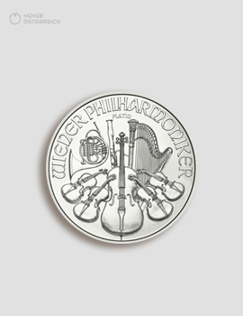 1 Unze Platin Wiener Philharmoniker – Münze Österreich