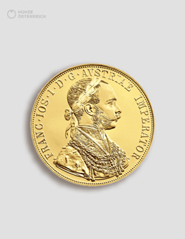 4 Dukaten Gold – Neuprägung – Münze Österreich